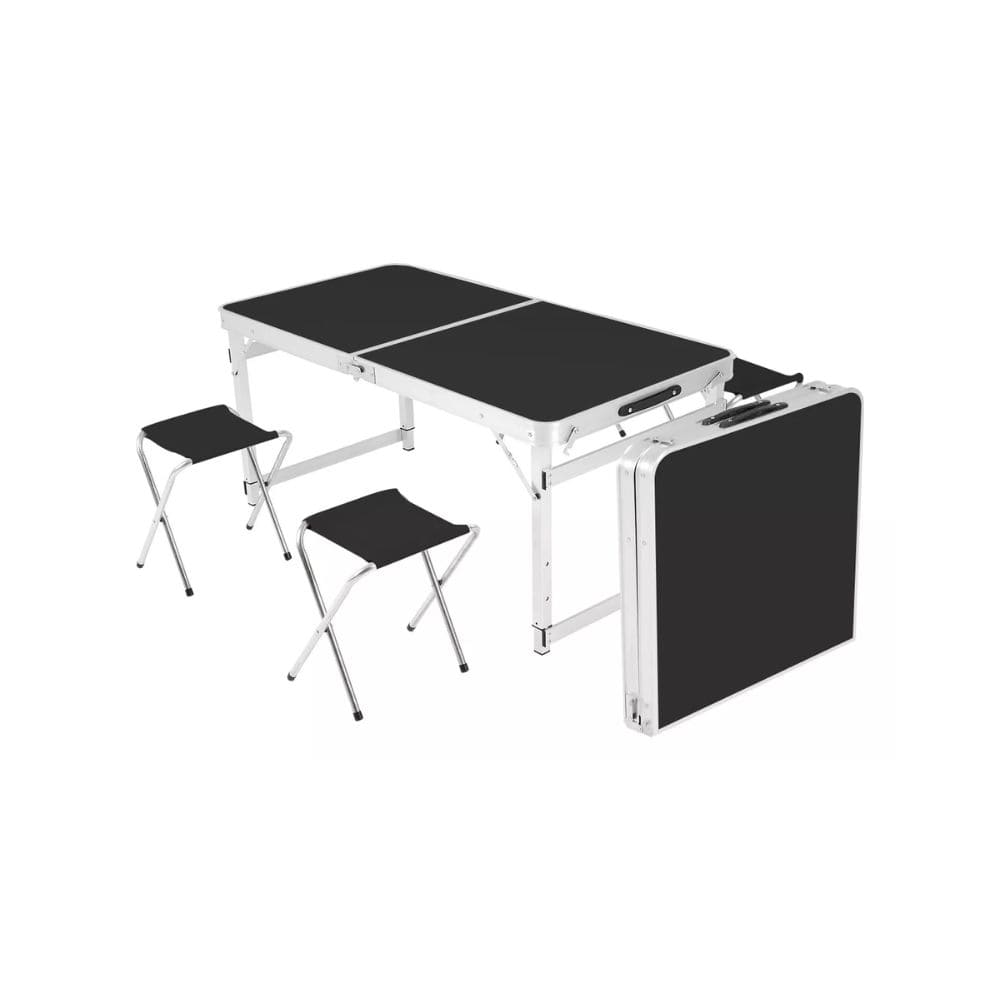 Mesa Portatil + 4 sillas plegables