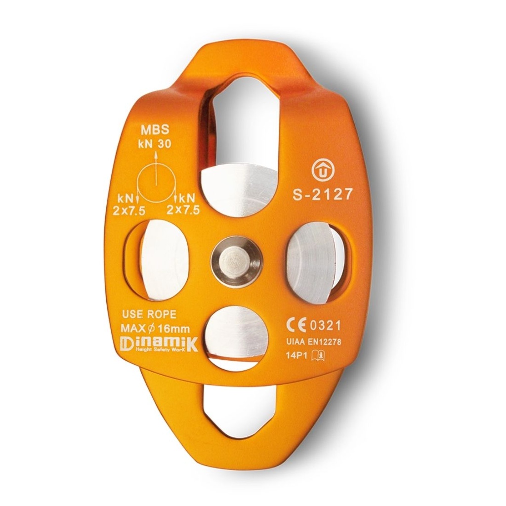 Polea Doble en Aluminio 2127  - Dinamik