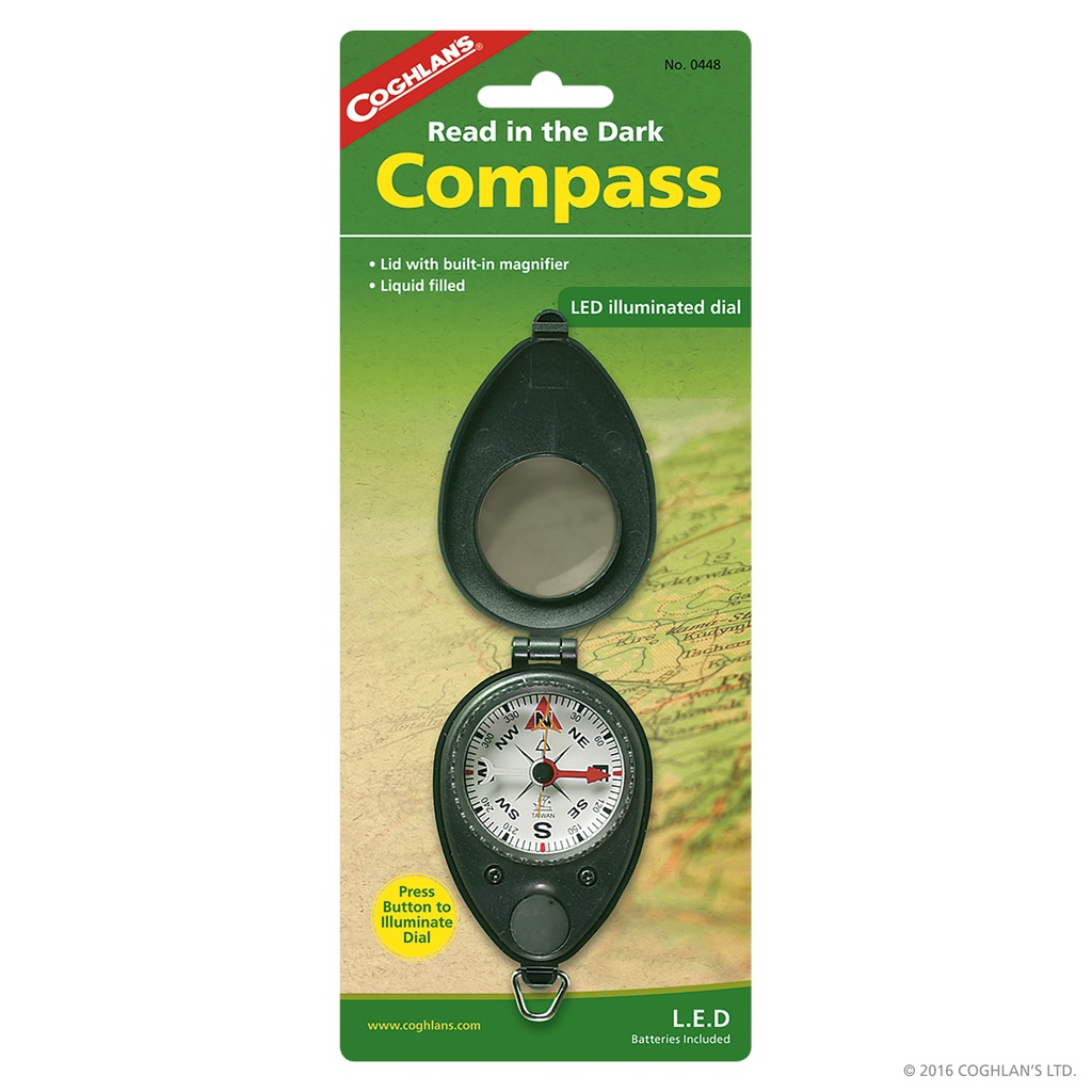 Brújula Read in the Dark Compass / Coghlans