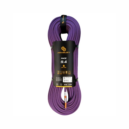 Cuerda Dinamica Rage 9.4mm x 70m - Armbury