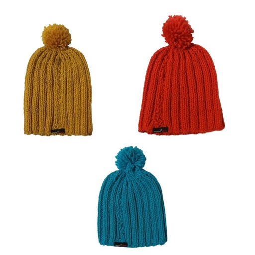 Gorro Tejido con Pompon - Monodedo