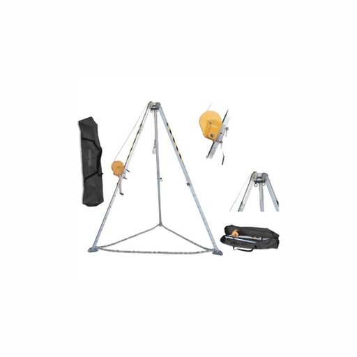 Haru Tripode Aluminio Aeronautico mas Winche de 20 mts