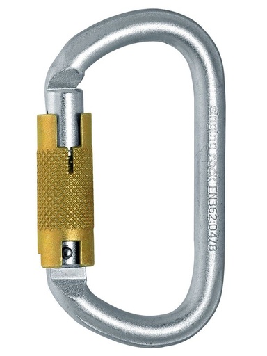 [SRDPMC00002] Mosquetón de Seguridad Ovalado Acero / Singin Rock