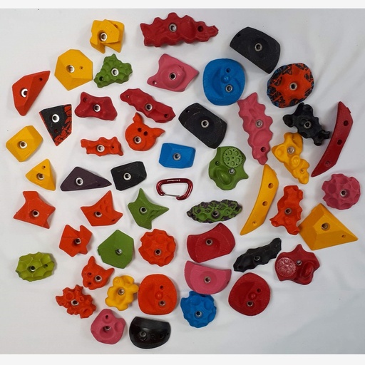 [PKST000005] Set de Presas 50 M/L / Picky Holds